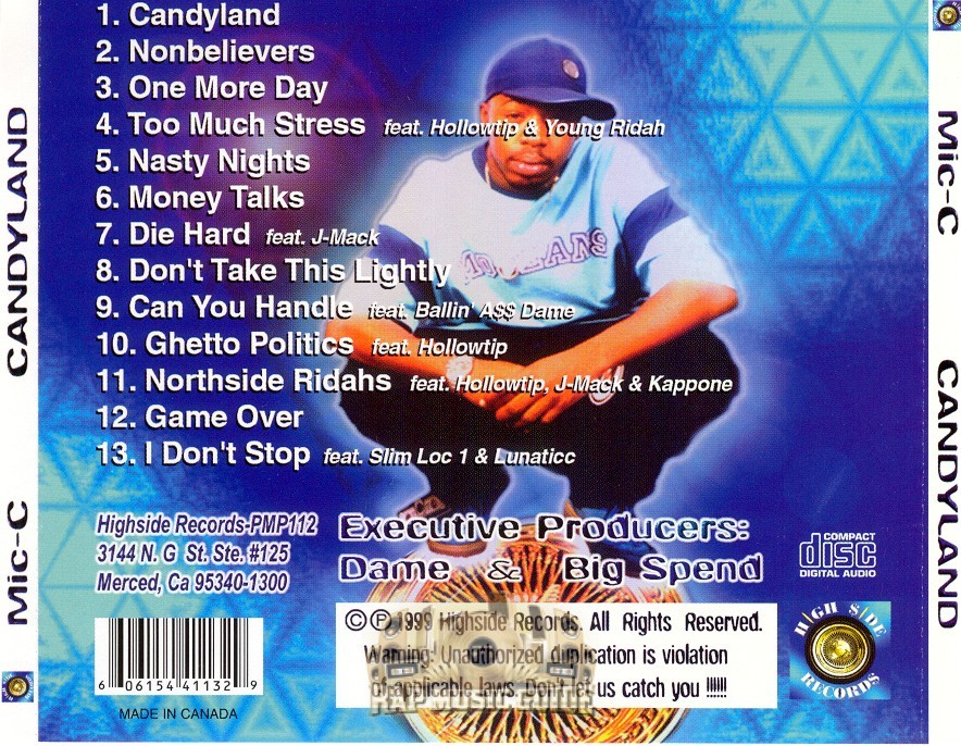 Mic-C - Candyland: CD | Rap Music Guide